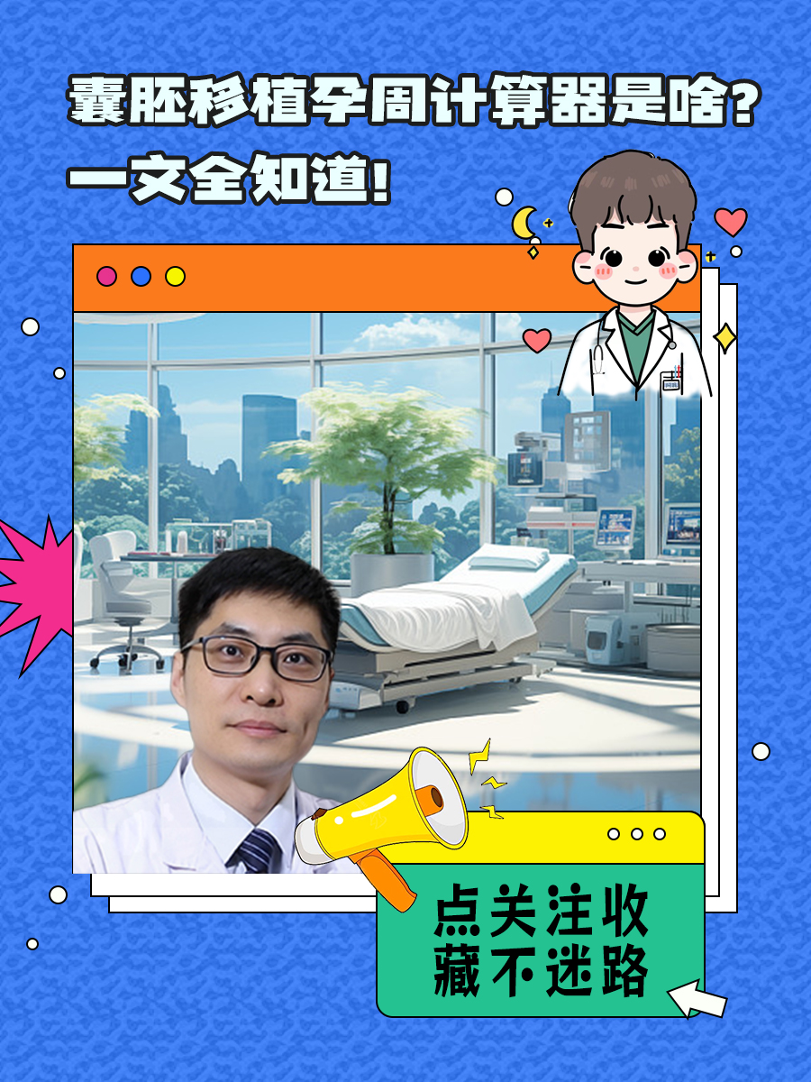 囊胚移植孕周计算器是啥？一文全知道！
