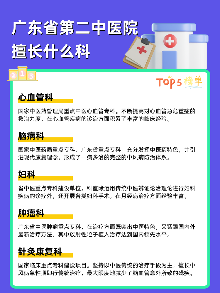 广东省第二中医院擅长什么科
