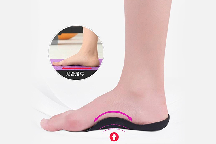 穿戴平足矫形鞋图