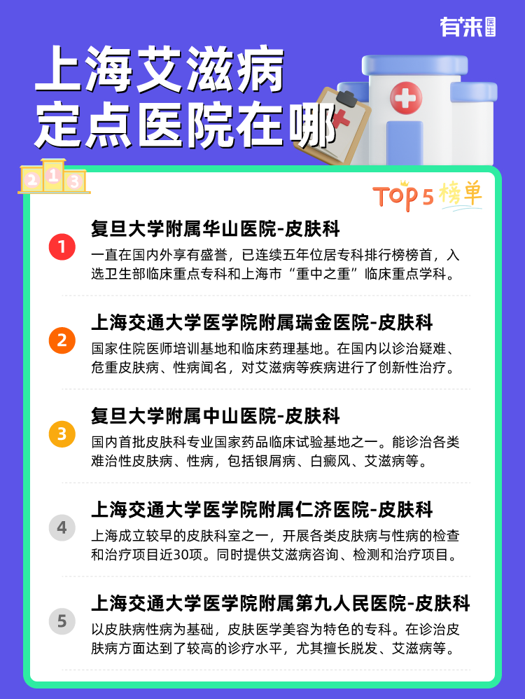 上海艾滋病定点医院在哪