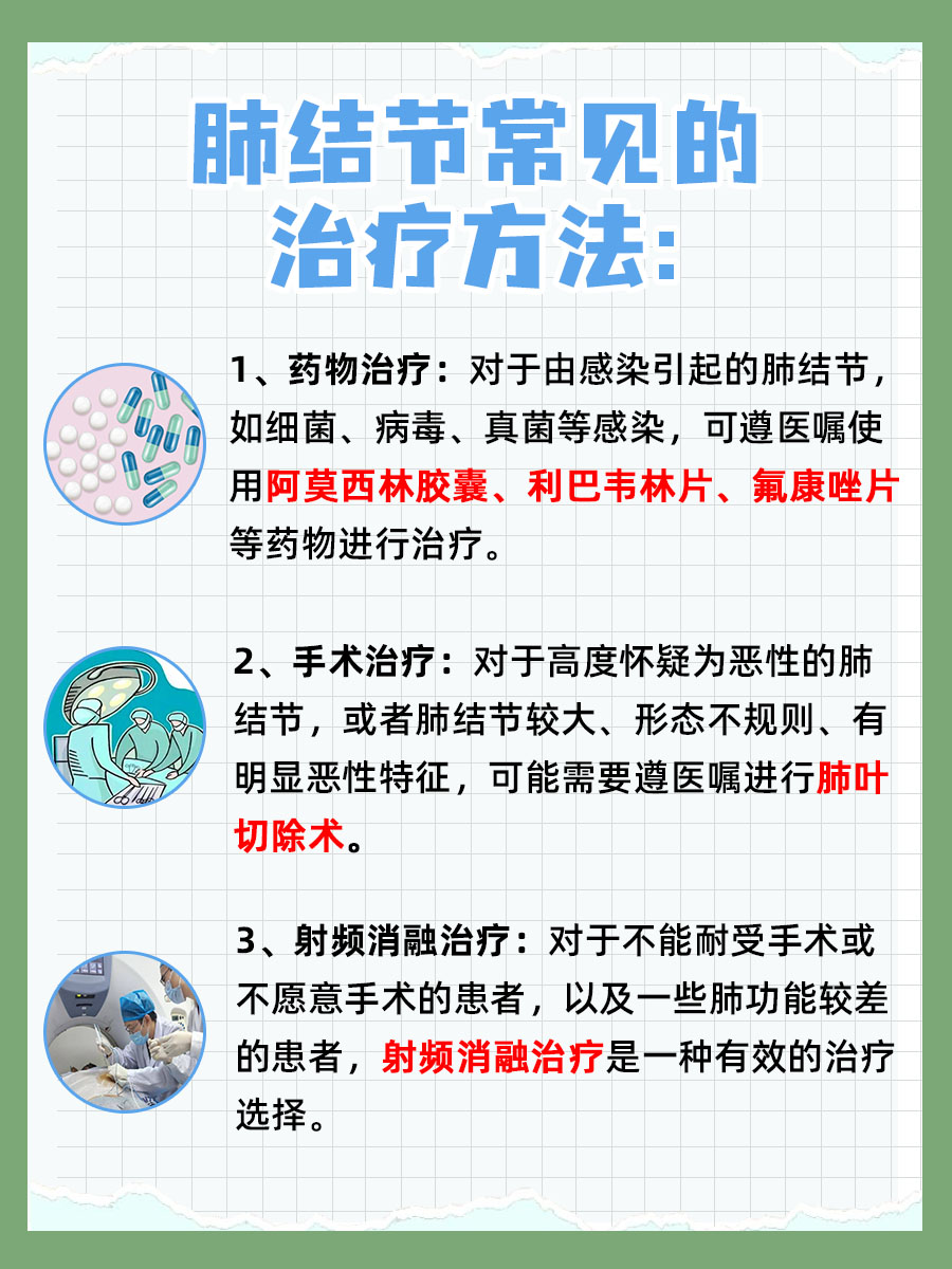 复西果治疗肺结节吗?一文解答