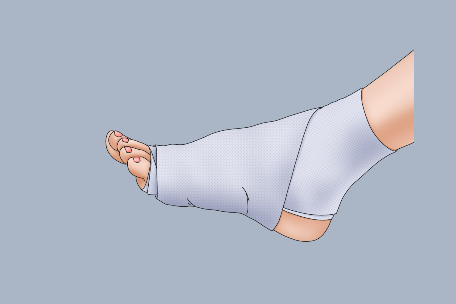 脚受伤三角巾包扎图 脚受伤三角巾包扎图