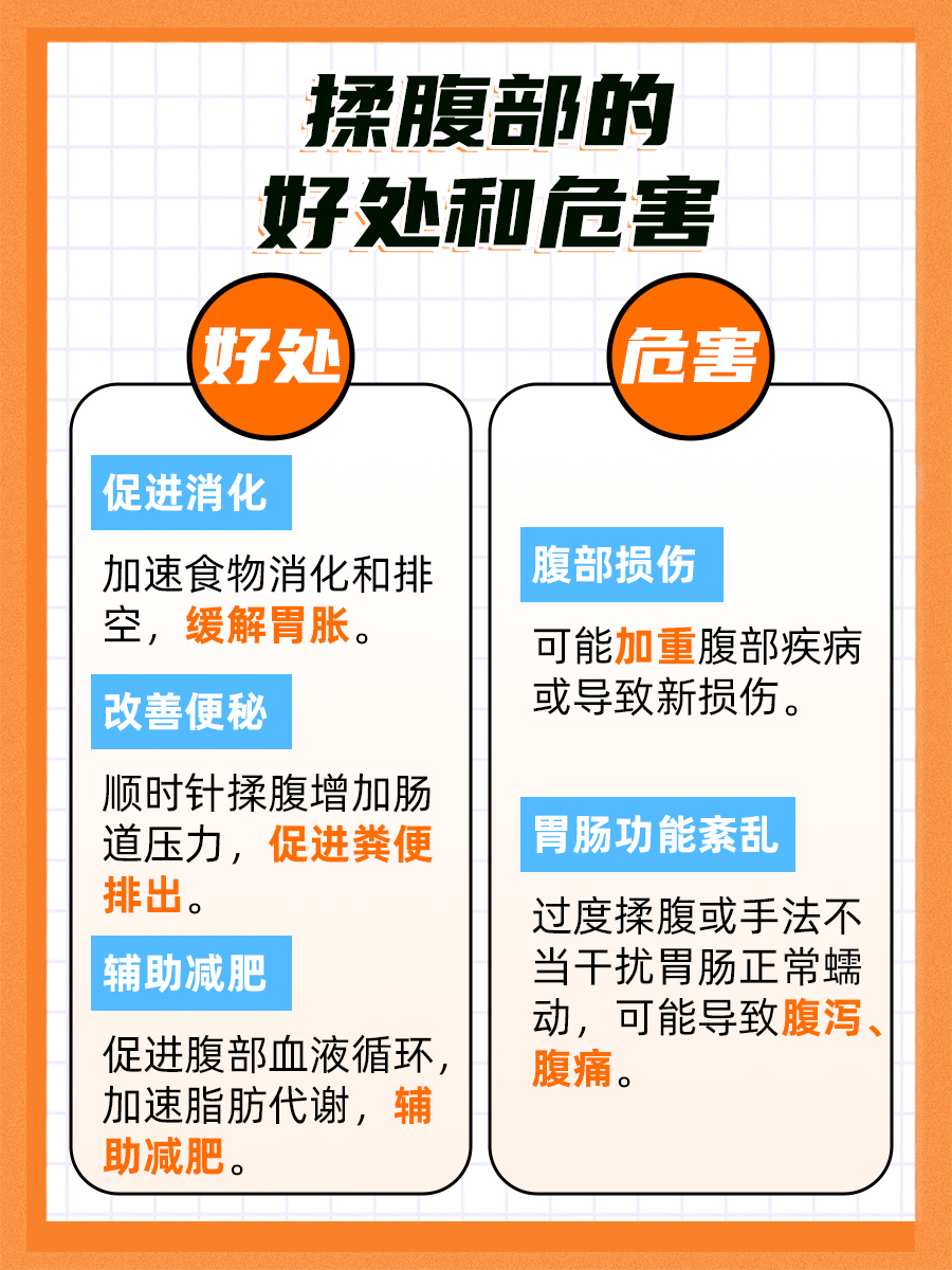 揉腹部的好处和危害？医生告诉你有哪些
