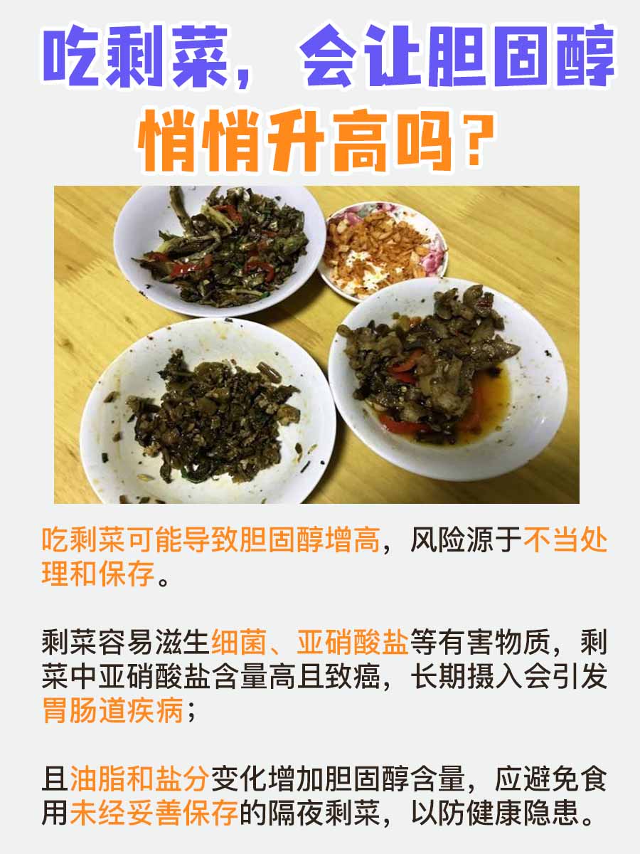 小心！剩菜可能是胆固醇高的元凶