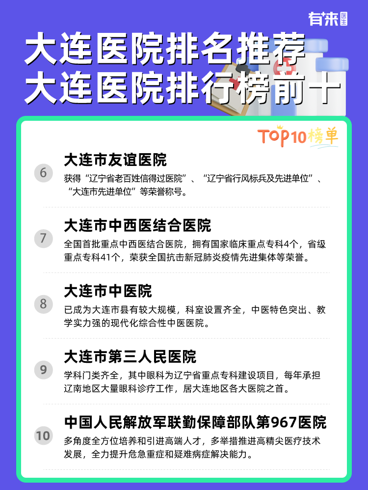 大连医院排名推荐 大连医院排行榜前十