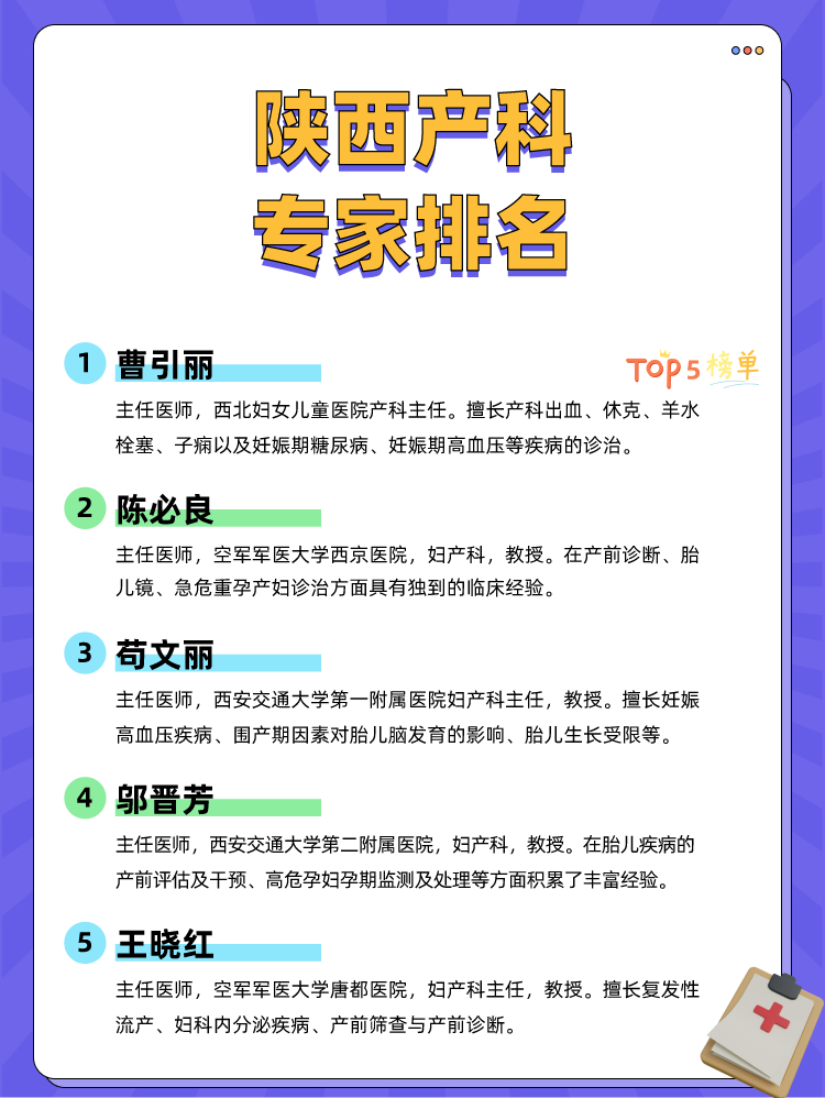 陕西产科专家排名