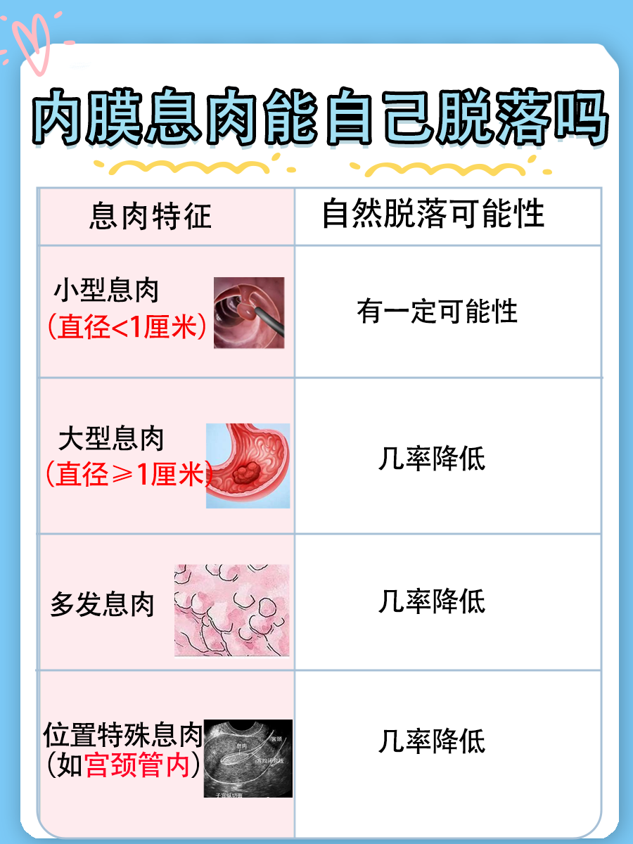 探秘：内膜息肉能自行脱落吗？