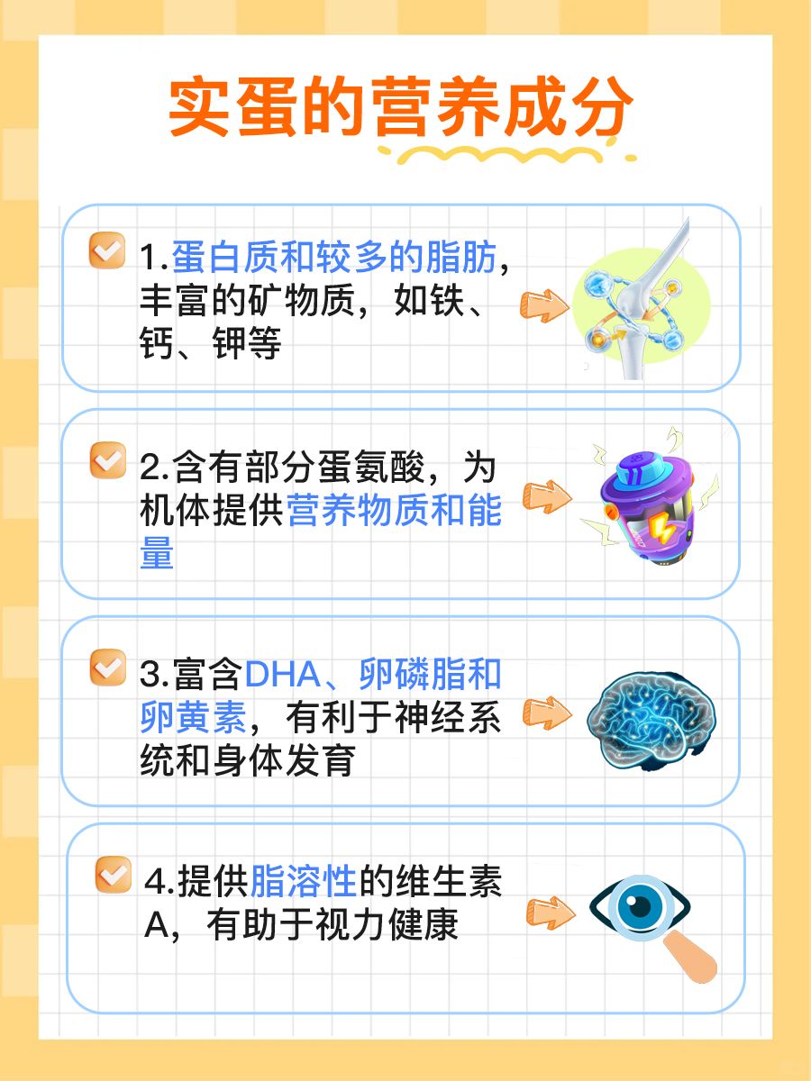 相信我！看完这篇让你明白实蛋有什么营养和害处